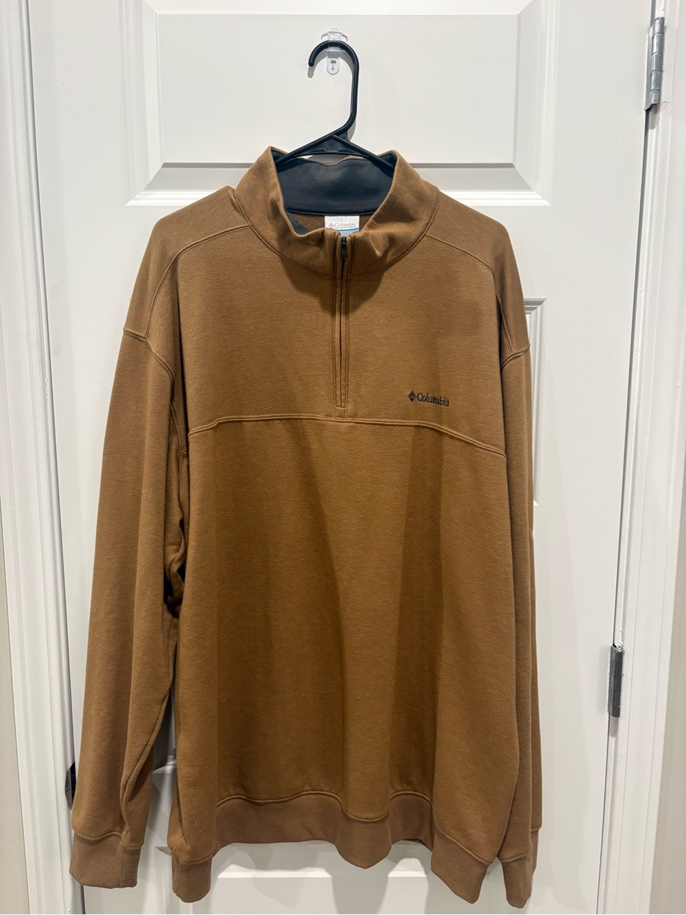 Columbia Men’s Brown Half-Zip Pullover Sweatshirt